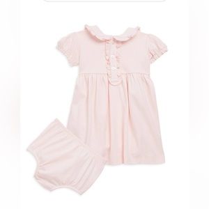 Ralph Lauren Baby Girl's Polo Dress & Bloomers Set